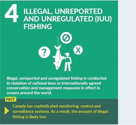 La pesca ilegal, no declarada y no reglamentada se lleva a cabo en violación de las leyes nacionales o de las medidas de conservación y ordenación acordadas internacionalmente en vigor en los océanos de todo el mundo.